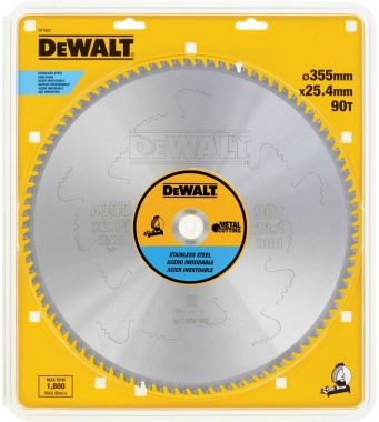Пильный диск EXTREME по INOX 355/25.4 90 MTCG +10° DeWalt DT1922-QZ ― DeWALT