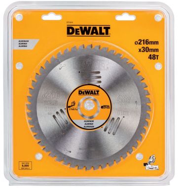 Пильный диск EXTREME по алюм. 216/30 48 TCG -5° DeWalt DT1914-QZ ― DeWALT