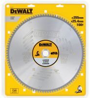 Пильный диск EXTREME по алюм. 355/25.100 TCG-5° DeWalt DT1917-QZ
