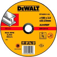 Диск отрезной прямой 180х22.2х1.6мм для металла EXTREME DeWalt DT43501