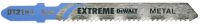 Пилка для лобзика по металлу BIM EXTREME 76x51x1.8x6 мм T118BF 3шт DeWalt DT2154-QZ