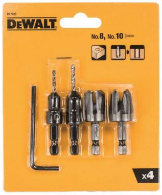 Набор резаков для пробок и сверл с зенкерами 5 предметов DeWalt DT7620-QZ ― DeWALT