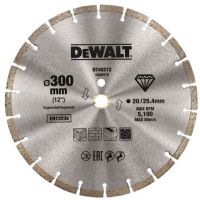 Алмазный круг сегментный универсальный 300х25.4 (кольцо 20 мм в комплекте) DeWalt DT40212-QZ