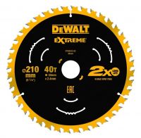 Пильный диск EXTREME 210/30, 40T ATB7 DeWalt DT20433-QZ