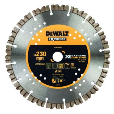 Алмазный круг, сплошная кромка 230 мм, DeWalt DT40260-QZ ― DeWALT