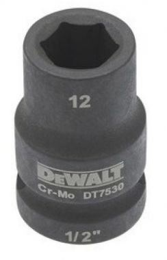Ударная накидная головка 12MM ½" DT7530 DeWalt DT7530-QZ ― DeWALT