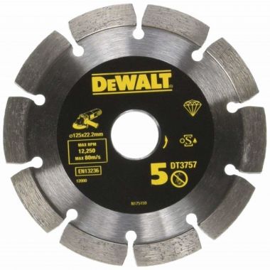 Алмазный круг для DWE46101 125 x 22.2 x 6.3, h=10 мм DeWalt DT3757-QZ ― DeWALT