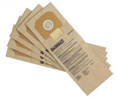 Мешки бумажные, для пылесосов DWV900/DWV901/DWV902 DeWalt DWV9401-XJ ― DeWALT