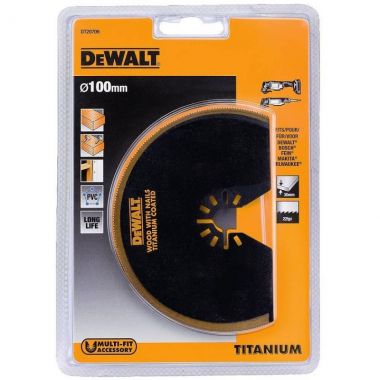 Сегментированный пильный диск DT20709, Ti, 100 мм для мультитул DeWalt DT20709-QZ ― DeWALT